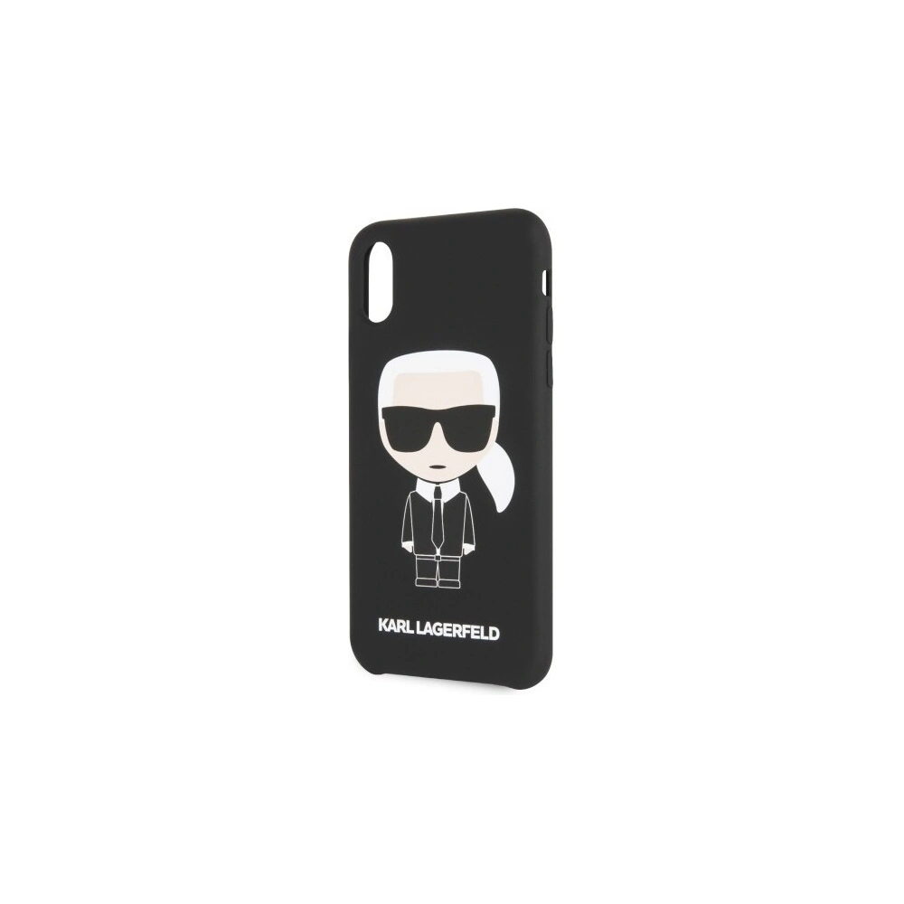 Hurtownia GSM - Karl Lagerfeld KLHCPXSLFKBK iPhone X/Xs hardcase czarny/black Silicone Iconic - KLD222BLK - {ean13} - Hurt