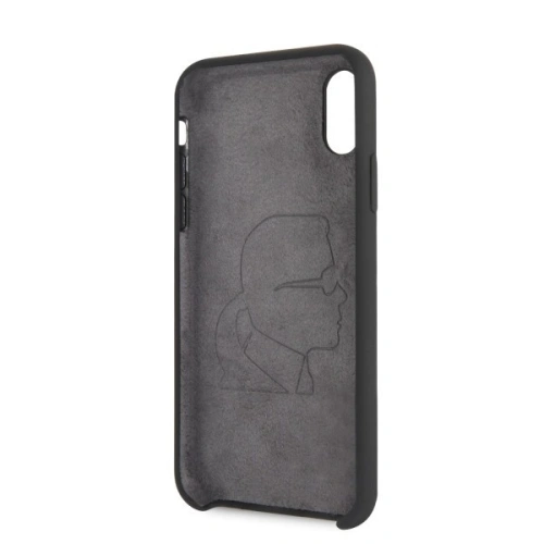 Karl Lagerfeld KLHCPXSLFKBK iPhone X/Xs hardcase czarny/black Silicone Iconic
