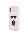 Hurtownia GSM - Karl Lagerfeld KLHCPXSLFKPI iPhone X/Xs Hardcase in hellrosa/light pink Silikon Iconic - KLD223PNK - {ean13} - Hurt