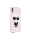 Hurtownia GSM - Karl Lagerfeld KLHCPXSLFKPI iPhone X/Xs Hardcase in hellrosa/light pink Silikon Iconic - KLD223PNK - {ean13} - Hurt
