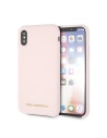 Karl Lagerfeld KLHCPXSLLPG iPhone X/Xs hardcase light pink Silicone