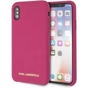 Hurtownia GSM - Karl Lagerfeld KLHCPXSLROG iPhone X/Xs hardcase roz roz/ fuchsia Silicon - KLD225FKS - {ean13} - Hurt