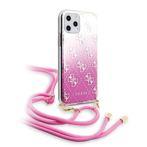 Hurtownia Guess - 3700740461747 - GUE301PNK - Etui Guess GUHCN65WO4GPI Apple iPhone 11 Pro Max różowy/pink hard case 4G Gradient - B2B homescreen