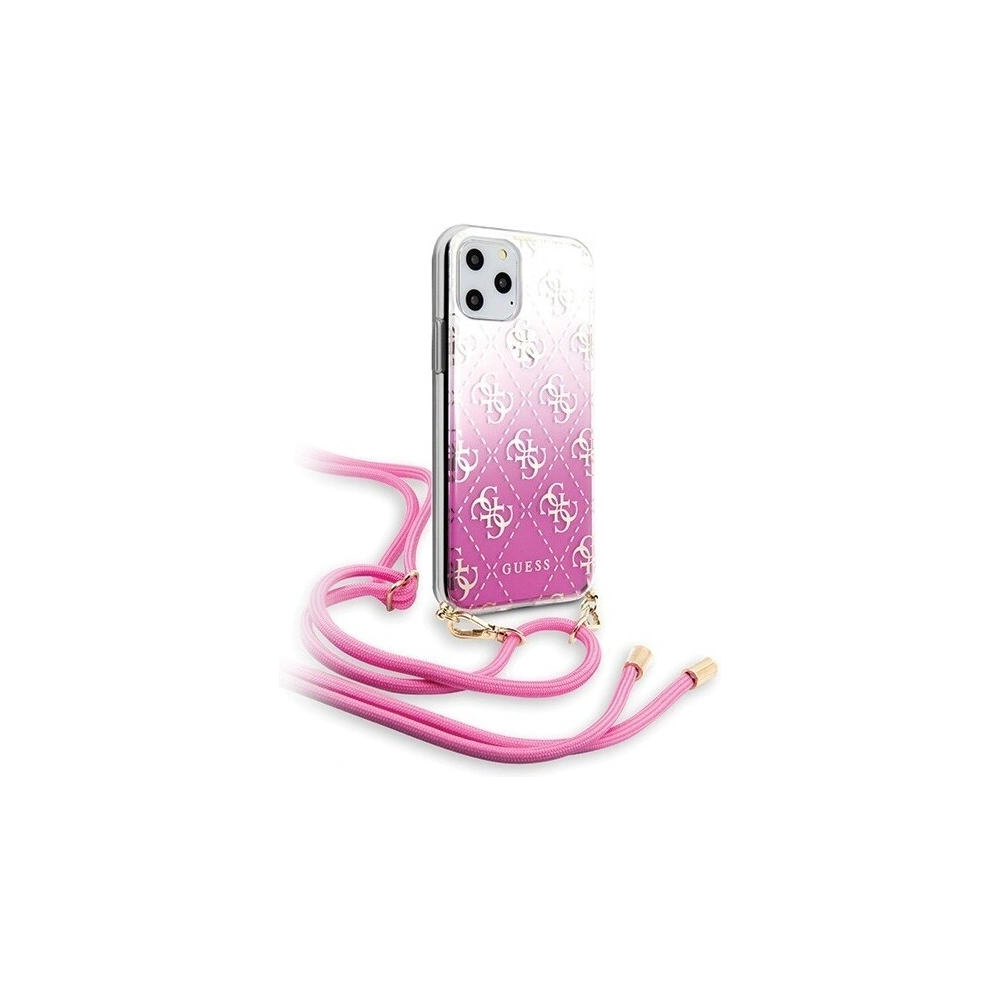 Hurtownia GSM - Etui Guess GUHCN65WO4GPI Apple iPhone 11 Pro Max roz/pink hard case 4G Gradient - GUE301PNK - {ean13} - Hurt