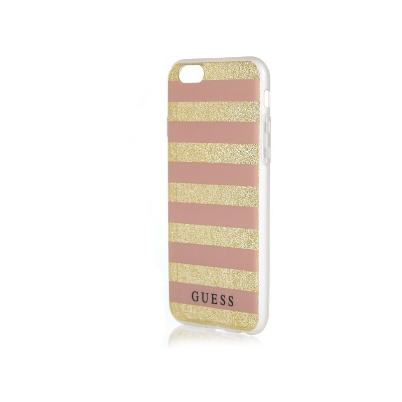 Guess Distributor - 3700740382707 - GUE302PNK - Guess GUHCP6STGPI iPhone 6/6S pink hardcase Ethnic Chic Stripes 3D - B2B homescreen