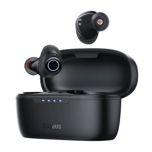 Bezprzewodowe słuchawki dokanałowe TWS Baseus MA10 BT 5.3 (czarny)