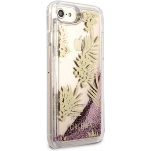 Hurtownia GSM - Etui Guess GUHCP7GLUPPI Apple iPhone SE 2022/SE 2020/8/7 różowy/pink hard case Palm Springs Glitter Liquid - GUE305PNK - {ean13} - Hurt