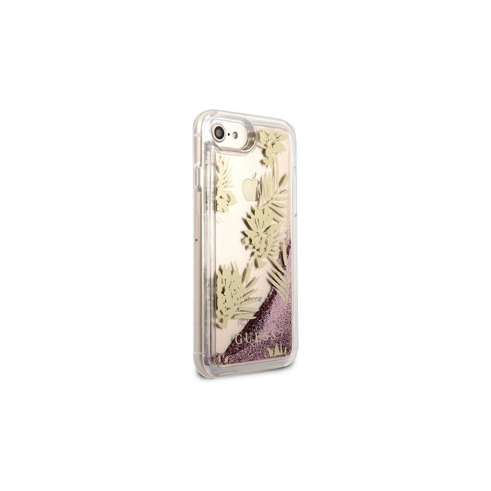 Hurtownia GSM - Etui Guess GUHCP7GLUPPI Apple iPhone SE 2022/SE 2020/8/7 różowy/pink hard case Palm Springs Glitter Liquid - GUE305PNK - {ean13} - Hurt