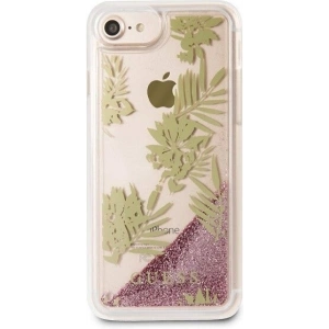 Hurtownia GSM - Etui Guess GUHCP7GLUPPI Apple iPhone SE 2022/SE 2020/8/7 różowy/pink hard case Palm Springs Glitter Liquid - GUE305PNK - {ean13} - Hurt