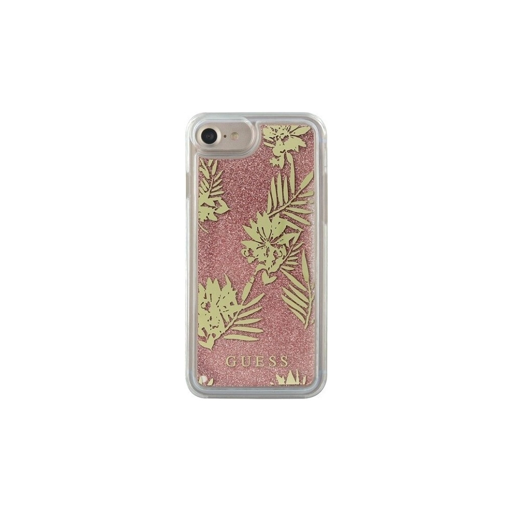 Hurtownia GSM - Etui Guess GUHCP7GLUPPI Apple iPhone SE 2022/SE 2020/8/7 różowy/pink hard case Palm Springs Glitter Liquid - GUE305PNK - {ean13} - Hurt