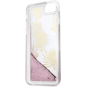 Hurtownia GSM - Etui Guess GUHCP7GLUPPI Apple iPhone SE 2022/SE 2020/8/7 różowy/pink hard case Palm Springs Glitter Liquid - GUE305PNK - {ean13} - Hurt