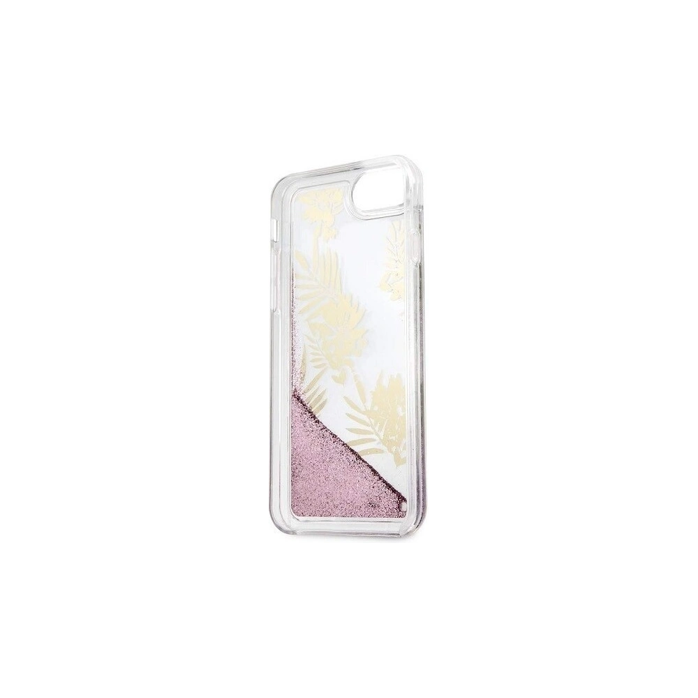 Hurtownia GSM - Etui Guess GUHCP7GLUPPI Apple iPhone SE 2022/SE 2020/8/7 różowy/pink hard case Palm Springs Glitter Liquid - GUE305PNK - {ean13} - Hurt