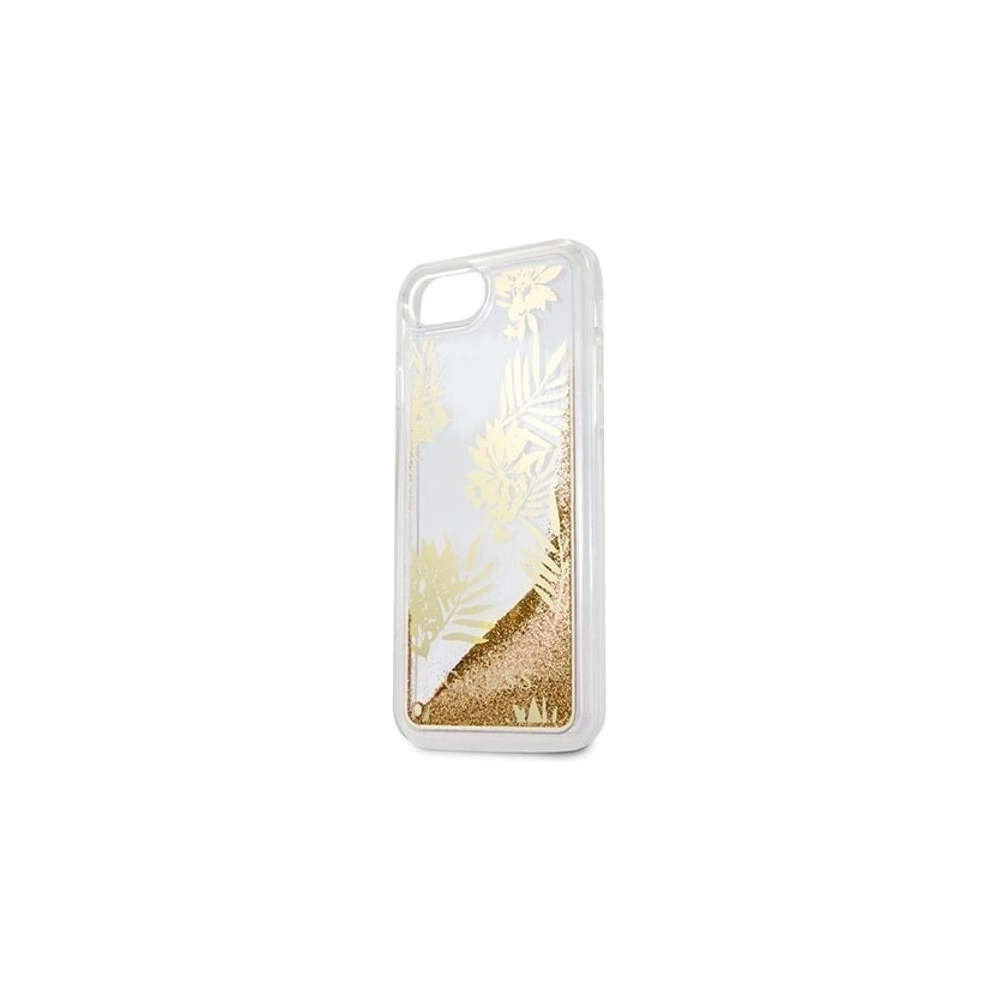 Hurtownia GSM - Etui Guess GUHCP7GLUPRG Apple iPhone SE 2022/SE 2020/8/7 różowo-złoty/rose gold hard case Palm Springs Glitter Liquid - GUE306RS - {ean13} - Hurt