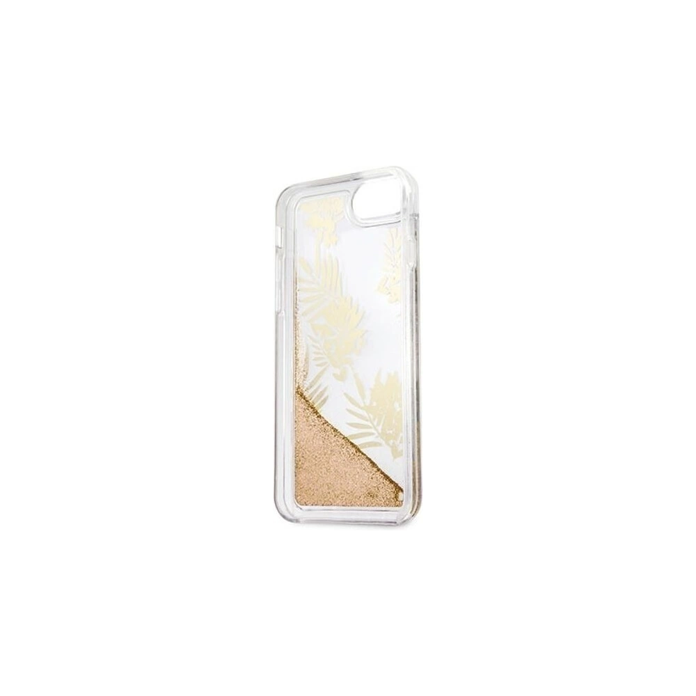 Hurtownia GSM - Etui Guess GUHCP7GLUPRG Apple iPhone SE 2022/SE 2020/8/7 różowo-złoty/rose gold hard case Palm Springs Glitter Liquid - GUE306RS - {ean13} - Hurt