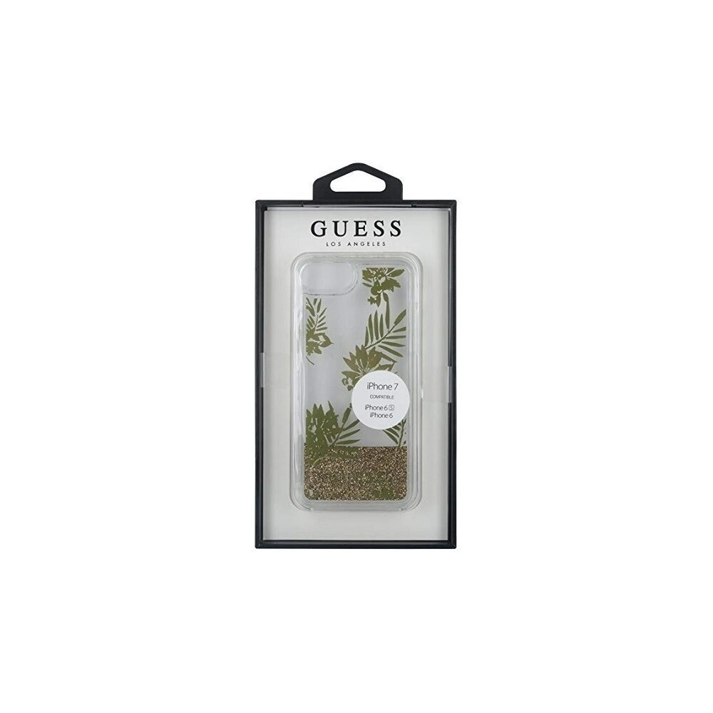 Hurtownia GSM - Etui Guess GUHCP7GLUPRG Apple iPhone SE 2022/SE 2020/8/7 różowo-złoty/rose gold hard case Palm Springs Glitter Liquid - GUE306RS - {ean13} - Hurt