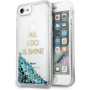 Hurtownia GSM - Etui Guess GUHCP7GLUQBL Apple iPhone SE 2022/SE 2020/8/7 niebieski/blue hard case Liquid Glitter Party - GUE307BLU - {ean13} - Hurt
