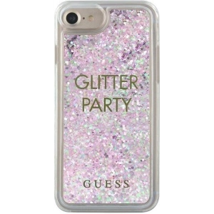 Wholesale Guess GUHCP7GLUQPU Apple iPhone SE 2022/SE 2020/8/7 purple hard case Liquid Glitter Party - GUE308PRP - {ean13} - Hurt