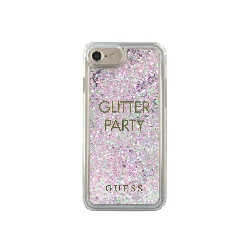 Hurtownia Guess - 3700740398289 - GUE308PRP - Etui Guess GUHCP7GLUQPU Apple iPhone SE 2022/SE 2020/8/7 fioletowy/purple hard case Liquid Glitter Party - B2B homescreen