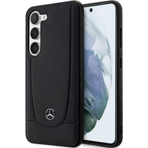 Etui Mercedes MEHCS23MARMBK Samsung Galaxy S23+ Plus hardcase Leather Urban czarny/black