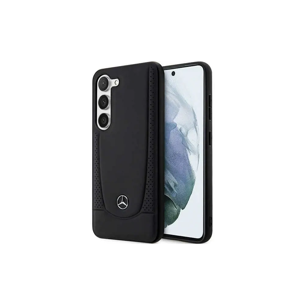 Hurtownia GSM - Etui Mercedes MEHCS23MARMBK Samsung Galaxy S23+ Plus hardcase Leather Urban czarny/black - MRS195 - {ean13} - Hurt