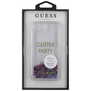 Wholesale Guess GUHCP7GLUQPU Apple iPhone SE 2022/SE 2020/8/7 purple hard case Liquid Glitter Party - GUE308PRP - {ean13} - Hurt