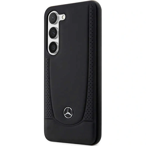 Etui Mercedes MEHCS23MARMBK Samsung Galaxy S23+ Plus hardcase Leather Urban czarny/black