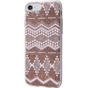 Hurtownia GSM - Etui Guess GUHCP7TGTA Apple iPhone SE 2022/SE 2020/8/7 beżowy/taupe hardcase Aztec Tribal 3D - GUE310BEI - {ean13} - Hurt
