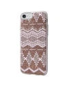 Etui Guess GUHCP7TGTA Apple iPhone SE 2022/SE 2020/8/7 beżowy/taupe hardcase Aztec Tribal 3D