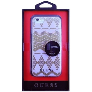 Hurtownia GSM - Etui Guess GUHCP7TGTA Apple iPhone SE 2022/SE 2020/8/7 beżowy/taupe hardcase Aztec Tribal 3D - GUE310BEI - {ean13} - Hurt