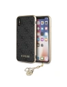 Etui Guess GUHCPXGF4GGR Apple iPhone X/XS gri/hard case 4G Charms Collection
