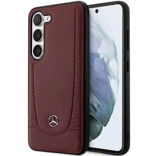 Etui Mercedes MEHCS23MARMRE Samsung Galaxy S23+ Plus hardcase Leather Urban Bengale czerwony/red
