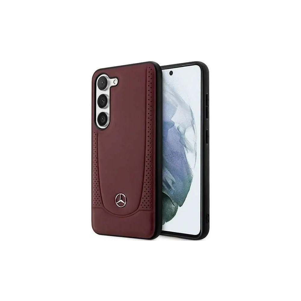 Hurtownia GSM - Etui Mercedes MEHCS23MARMRE Samsung Galaxy S23+ Plus hardcase Leather Urban Bengale czerwony/red - MRS196 - {ean13} - Hurt