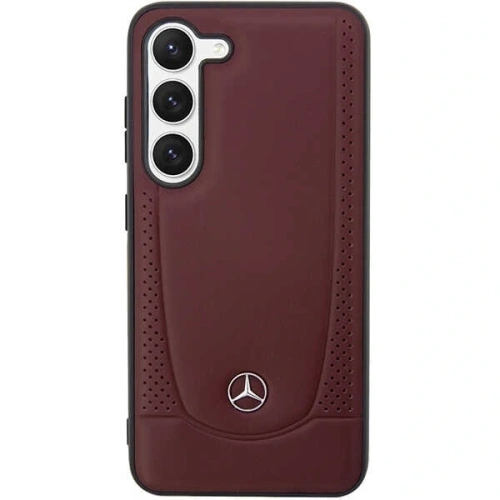 Etui Mercedes MEHCS23MARMRE Samsung Galaxy S23+ Plus hardcase Leather Urban Bengale czerwony/red