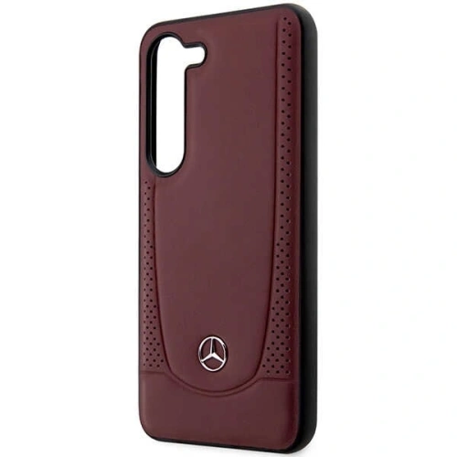 Etui Mercedes MEHCS23MARMRE Samsung Galaxy S23+ Plus hardcase Leather Urban Bengale czerwony/red