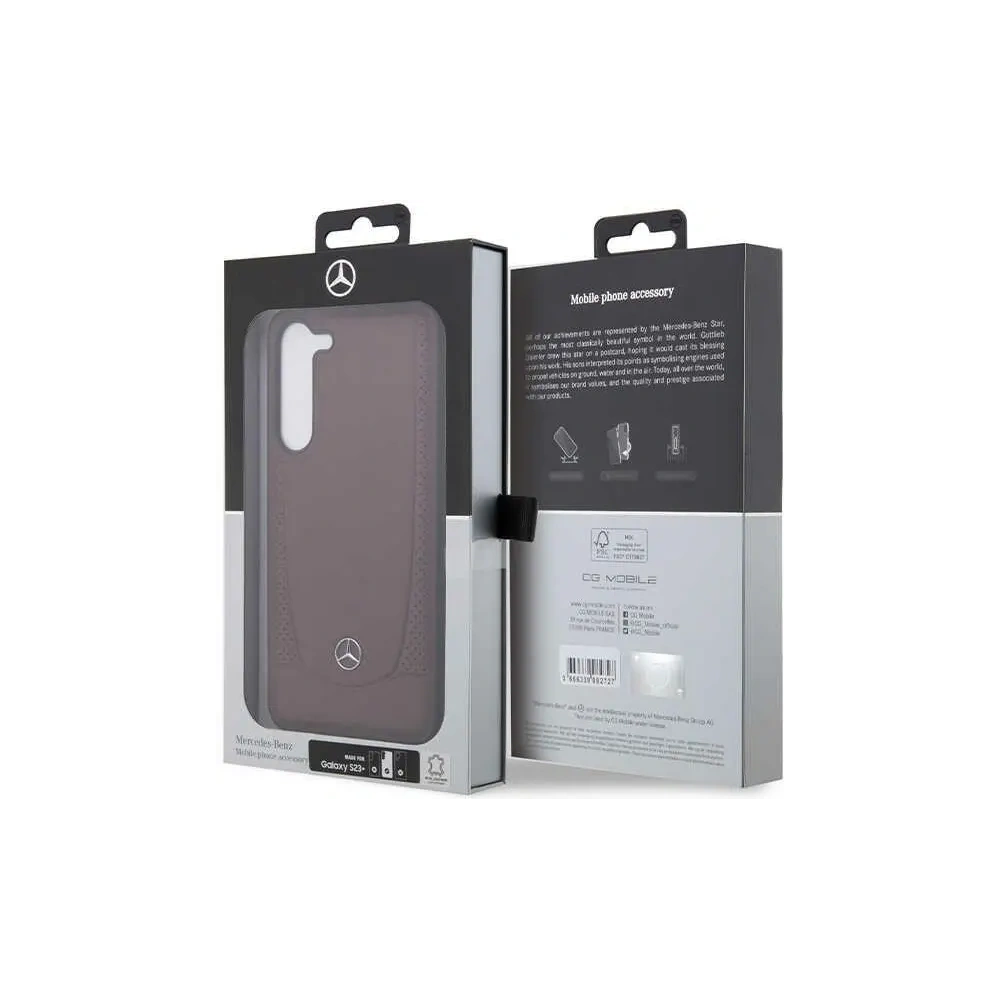Hurtownia GSM - Mercedes MEHCS23MARMRE Samsung Galaxy S23+ Plus keménytok Bőrből készült Urban Bengale piros - MRS196 - {ean13} - Hurt