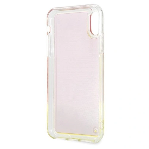 Etui Guess GUHCPXGLCPI Apple iPhone X/XS różowy/pink hard case California Glow in the dark