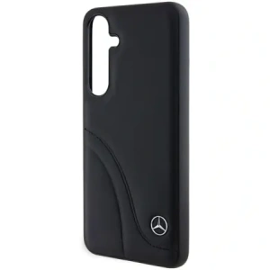 Wholesale Mercedes MEHCS24M23RBCSK Samsung Galaxy S24+ Plus hardcase Leather Curved Stitches black - MRS200 - {ean13} - Hurt
