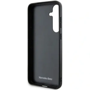 Wholesale Mercedes MEHCS24M23RBCSK Samsung Galaxy S24+ Plus hardcase Leather Curved Stitches black - MRS200 - {ean13} - Hurt