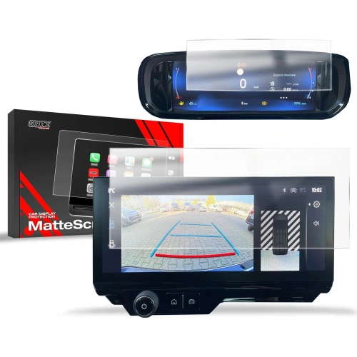 Folia matowa GrizzGlass CarDisplay Protection do Toyota Proace City Verso 10" 2024-2025 [2w1]