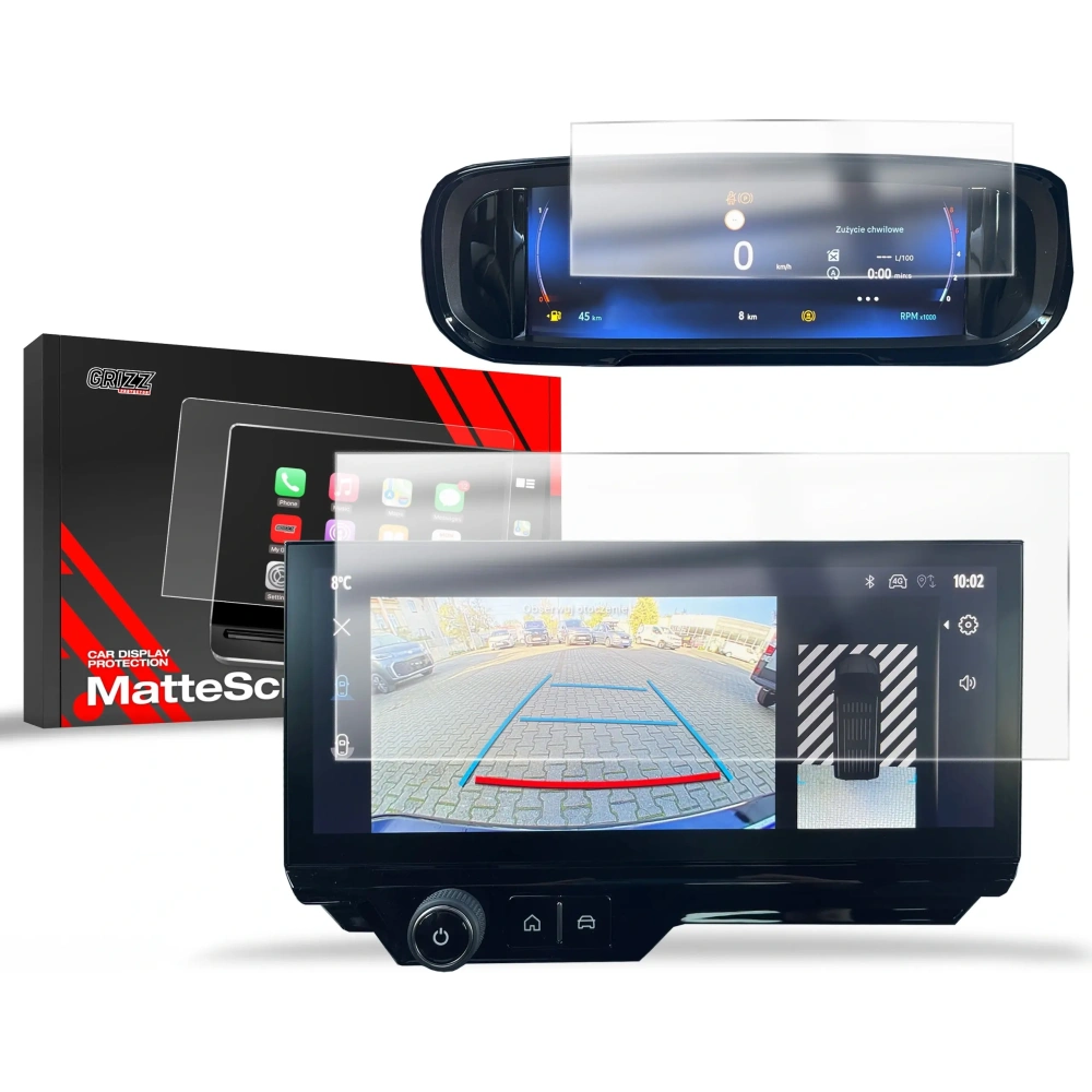 Hurtownia GSM - Matte GrizzGlass Protecție CarDisplay Toyota Proace City 10" 2024 [2in1] - GRZ11892 - {ean13} - Hurt