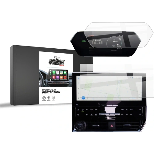 Folia ceramiczna GrizzGlass CarDisplay Protection do Toyota bZ4X 12,3" 2022-2025 [2w1]