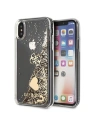 Etui Guess GUHCPXGLHFLGO Apple iPhone X/XS aurie/złoty carcasă dură Glitter Hearts