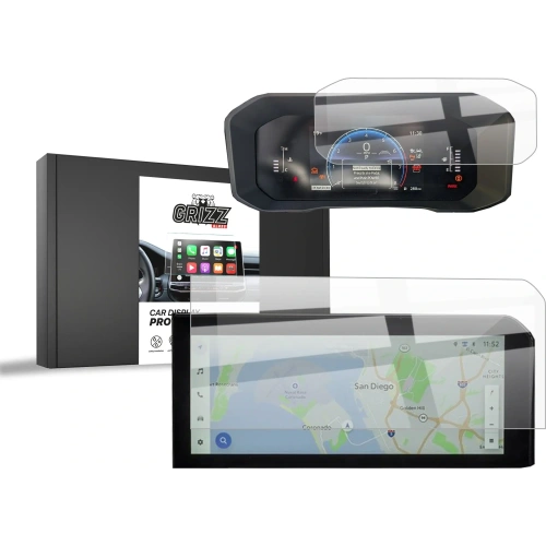 Folia ceramiczna GrizzGlass CarDisplay Protection do Toyota Land Cruiser 8 12,3" 2024-2025 [2w1]