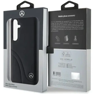 Hurtownia GSM - Etui Mercedes MEHCS24S23RBCSK Samsung Galaxy S24 hardcase Leather Curved Stitches czarny/black - MRS201 - {ean13} - Hurt