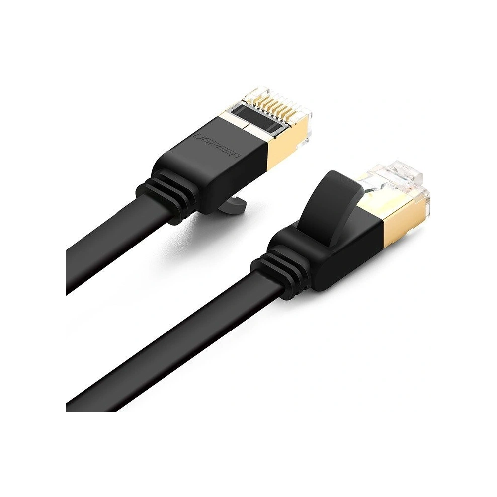 Hurtownia GSM - Płaski kabel sieciowy UGREEN Ethernet RJ45, Cat.7, STP, 3m (czarny) - UGR219BLK - {ean13} - Hurt
