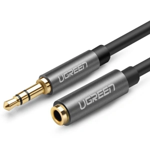 AUX UGREEN cable jack 3,5 mm, 1m Gray