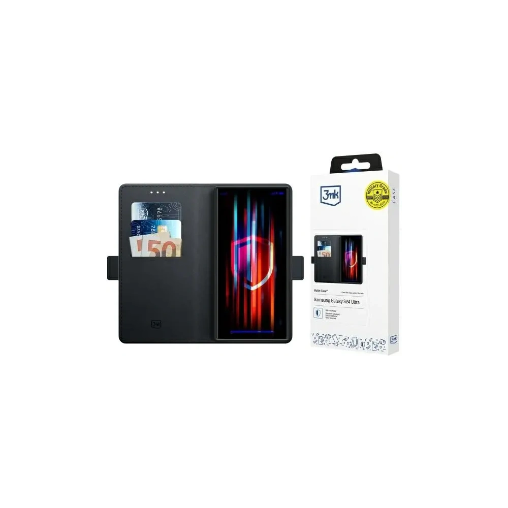 Hurtownia GSM - 3MK Husa Wallet Samsung Galaxy S24 Ultra neagră - 3MK15698 - {ean13} - Hurt