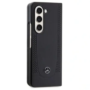 Wholesale Mercedes MEHCZFD5ARMBK Samsung Galaxy Z Fold5 hardcase Leather Urban black - MRS203 - {ean13} - Hurt