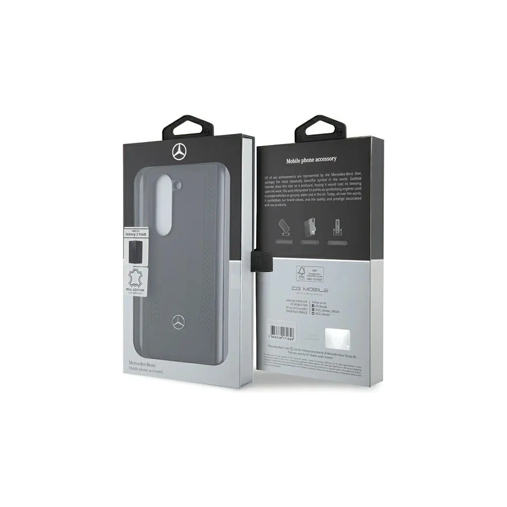 Hurtownia GSM - Mercedes MEHCZFD5ARMBK Samsung Galaxy Z Fold5 husă din piele Urban neagră - MRS203 - {ean13} - Hurt