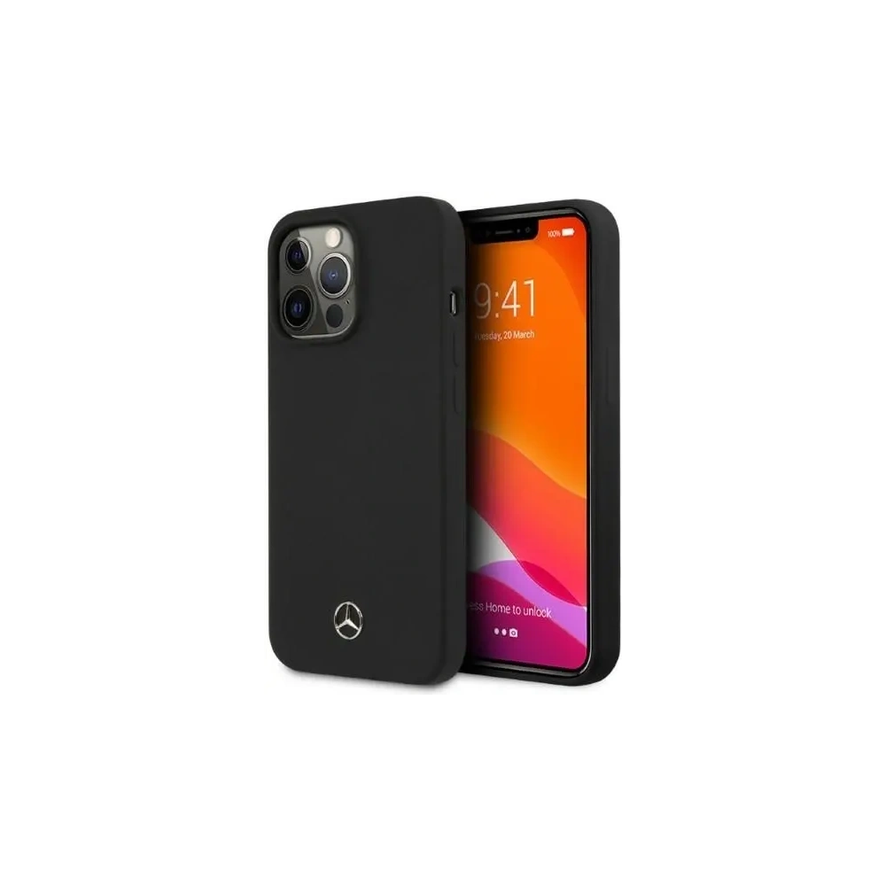 Hurtownia GSM - Mercedes MEHMP13LSILBK Apple iPhone 13 / 13 Pro carcasă din silicon Magsafe neagră - MRS204 - {ean13} - Hurt